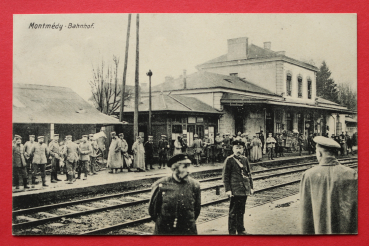 Ansichtskarte AK Montmédy 1910-1930 Bahnhof Frankreich France 55 Meuse